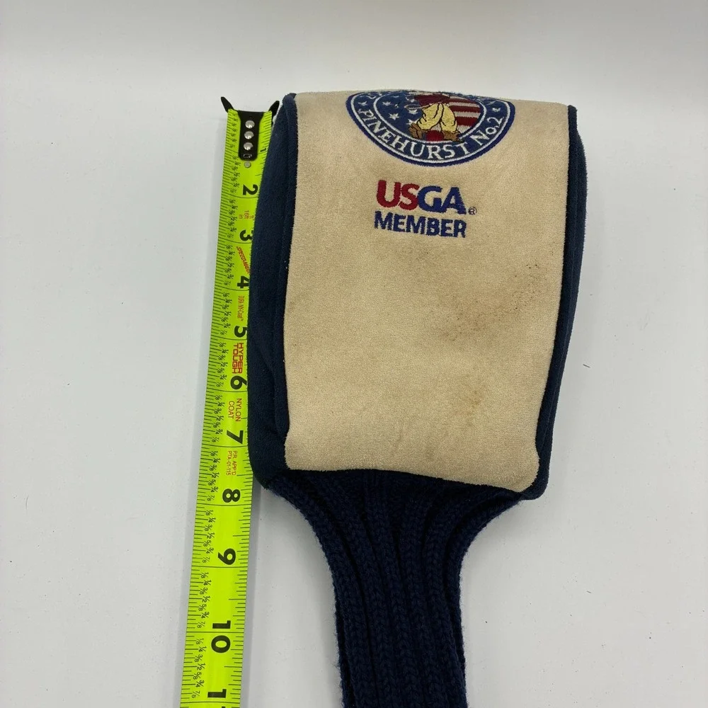US Open 2005 Pinehurst No.2 USGA Member Driver Headcover Tan Blue Padded